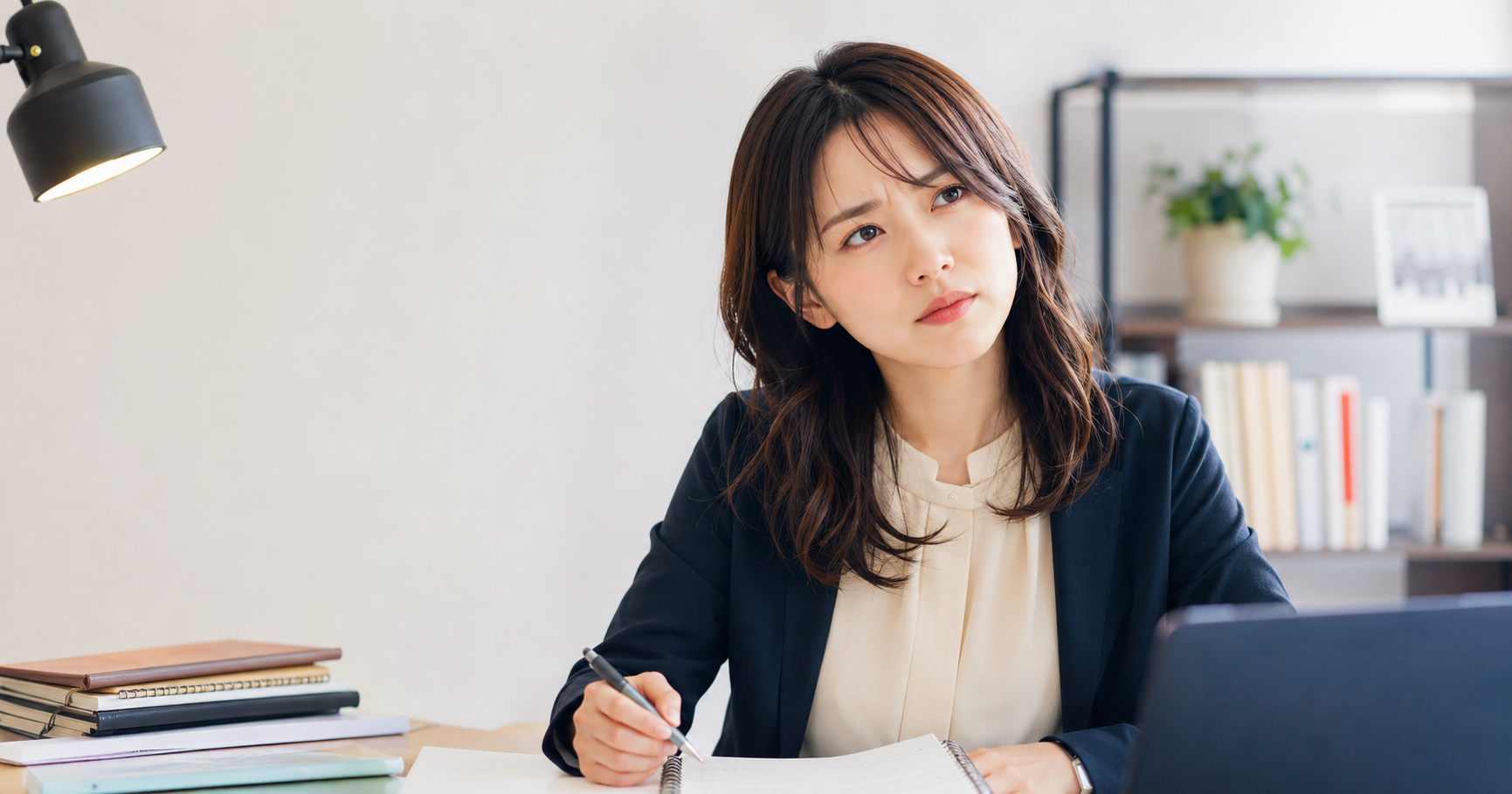 面接で挫折経験をどう話すべきか考えている就活生のイメージ